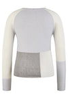 Rabe Round Neck Textured Print Top, Pink