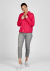 Rabe Snap Button Textured Short Jacket, Pink