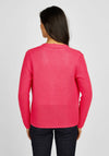 Rabe Ajour Open Knit Cardigan, Pink
