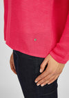Rabe Ajour Open Knit Cardigan, Pink