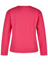Rabe Button Up Waffle Textured Short Jacket, Pink