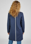 Rabe Lapel Collar Long Knit Cardigan, Navy