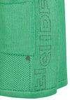 Rabe Embellished Long Open Knit Cardigan, Green