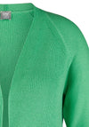 Rabe Short Knit Open Cardigan, Green