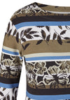 Rabe Multi Print Ribbed Sweatshirt, Khaki