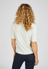 Rabe Round Neck Graphic Print T-Shirt, White