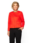 Rabe Cropped Zip Jacket, Orange