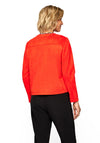 Rabe Cropped Zip Jacket, Orange