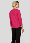 Rabe Ruched Jersey Knit Top, Fuchsia