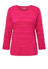 Rabe Ruched Jersey Knit Top, Fuchsia