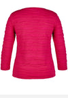 Rabe Ruched Jersey Knit Top, Fuchsia