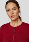 Rabe Textured Short Jersey Jacket, Deep Red