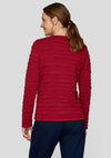 Rabe Textured Short Jersey Jacket, Deep Red