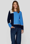 Rabe Colour Block Jumper, Blue