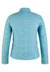 Rabe Quilted Zip Up Jacket, Blue