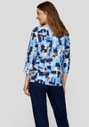 Rabe Geometric Print Sweatshirt, Blue