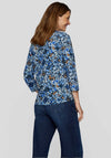 Rabe Botanical Print Top, Blue