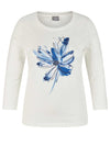 Rabe Floral Printed Top, White