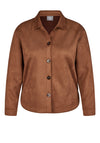 Rabe Faux Suede Shacket, Tan