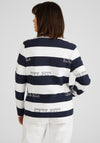 Rabe Jacket & T-Shirt Twinset, White & Navy