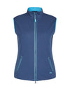 Rabe Contrast Trim Gilet, Navy & Blue