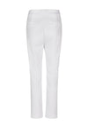 Rabe Zip Detail Slim Leg Trousers, White