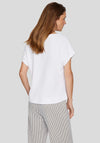 Rabe Textured Short Sleeve T Shirt, White