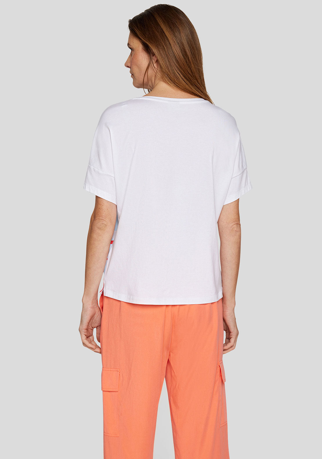 Rabe Abstract Embellished T Shirt, White