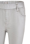 Rabe Bella Metallic Pull On Skinny Trousers, Silver