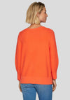 Rabe Seam Detail Sweater, Orange