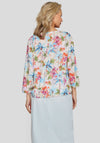 Rabe Tropical Print Blouse, Beige Multi