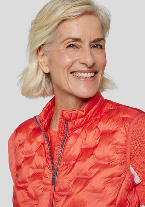 Rabe Lightly Padded Gilet, Orange