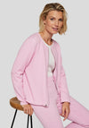 Rabe Textured Zipped Jacket, Pink