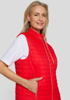 Rabe Lightweight Zipped Gilet, Red