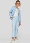 Rabe Ribbed Zipped Jacket, Light Blue