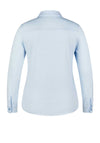 Rabe Button Front Blouse, Light Blue