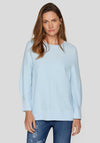 Rabe Seam Detail Sweater, Light Blue