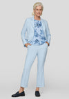 Rabe Single Breasted Blazer, Light Blue