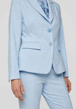 Rabe Single Breasted Blazer, Light Blue