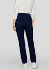 Rabe Slim Leg Casual Trousers, Navy