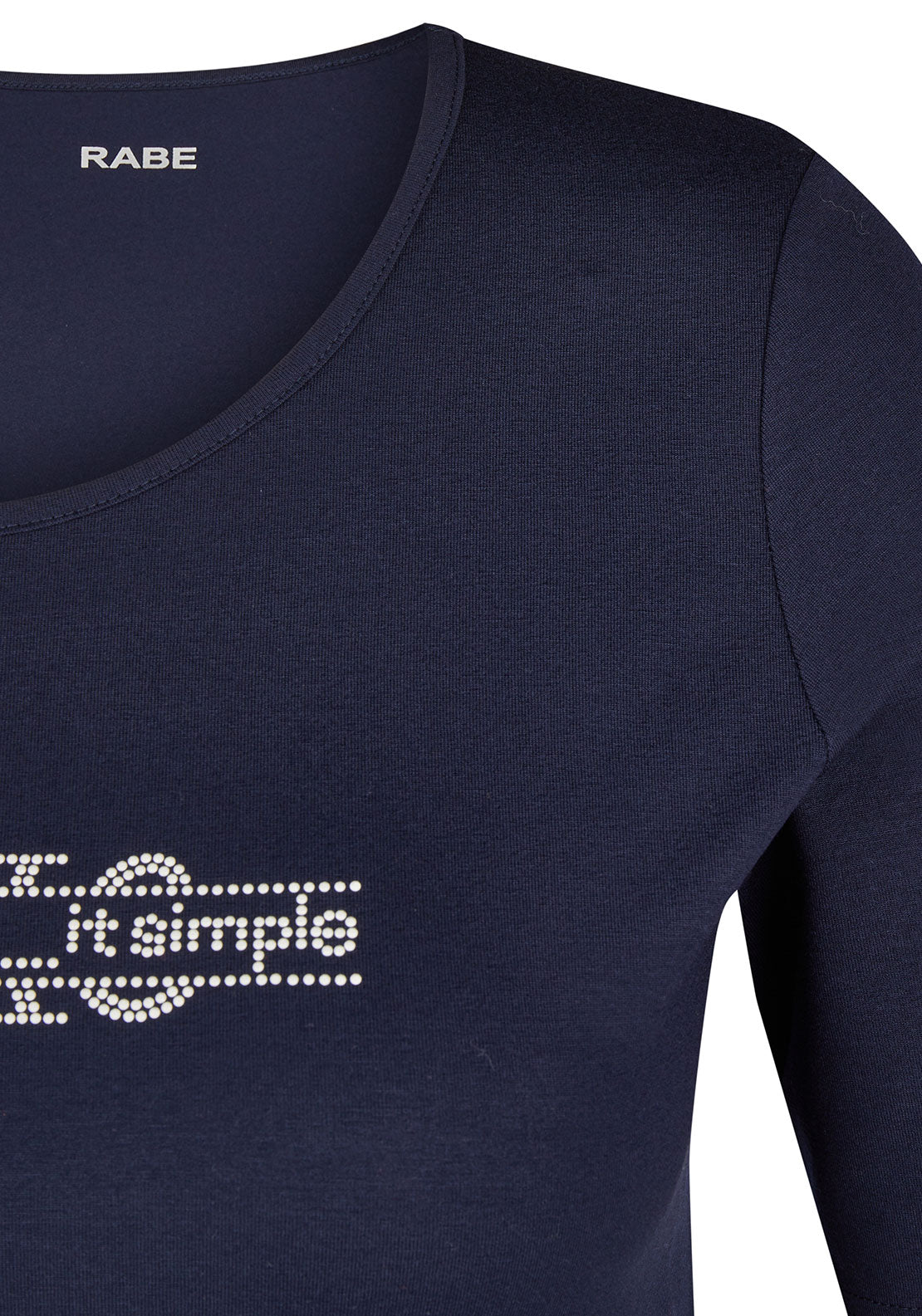 Rabe T Shirt and Jacket Twinset, Navy and White