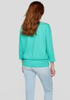 Rabe Waffle Textured Top, Turquoise