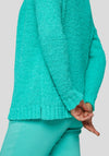 Rabe Open Front Cardigan, Turquoise