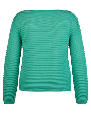 Rabe Knit Long Sleeve Jumper, Turquoise