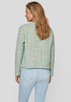 Rabe Boucle Buttoned Jacket, Green Multi