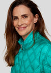 Rabe Quilted Short Jacket, Green