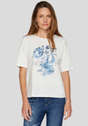 Rabe Embellished Graphic T Shirt, White