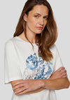 Rabe Embellished Graphic T Shirt, White