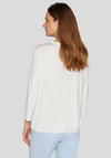 Rabe Tie Detail Long Sleeve Blouse, White