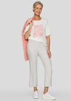 Rabe Embroidered Graphic T Shirt, White